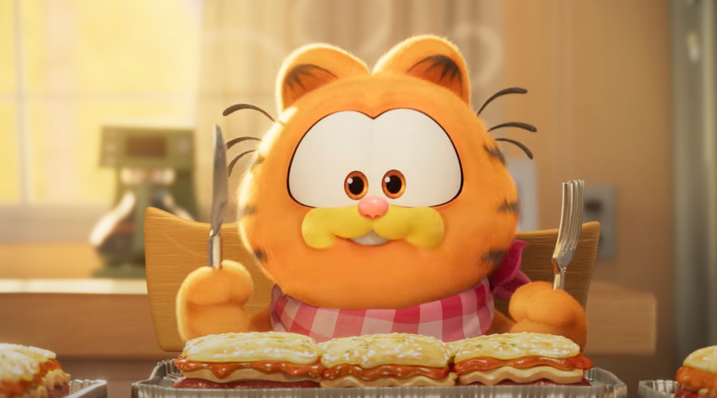 the garfield movie trailer